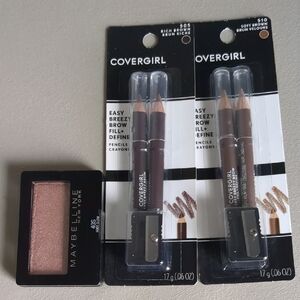 CoverGirl Easy Breezy Brow Fill + Define Pencil - Rich Brown / Soft Brown